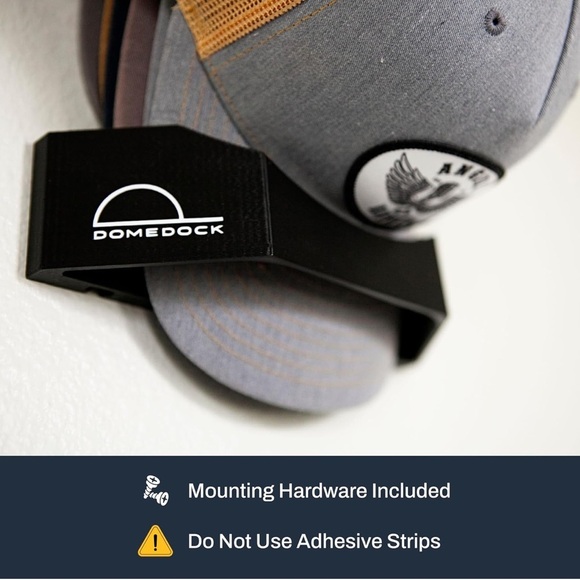 White Hat Rack Organizer - Picture 4 of 6